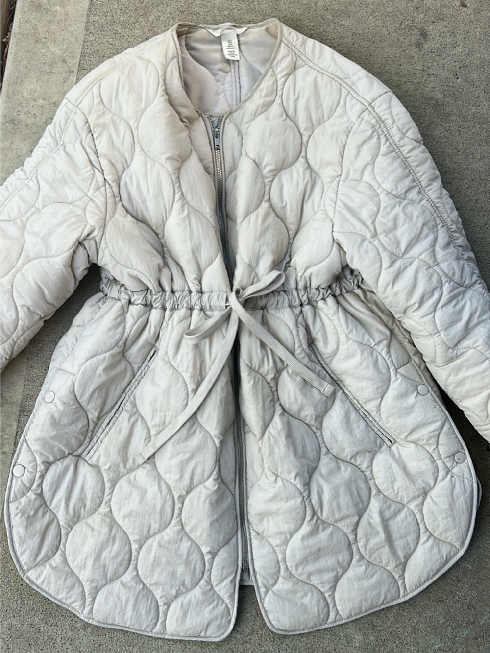 H&M quilted maternity jacket